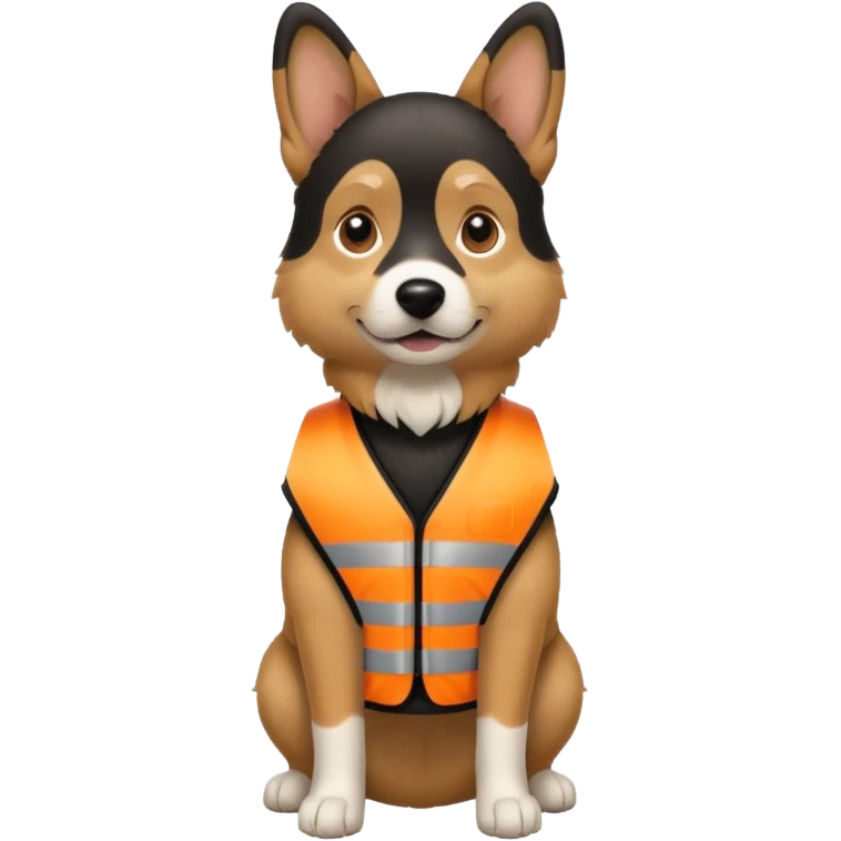 dog, Waste Management, safety vest emoji