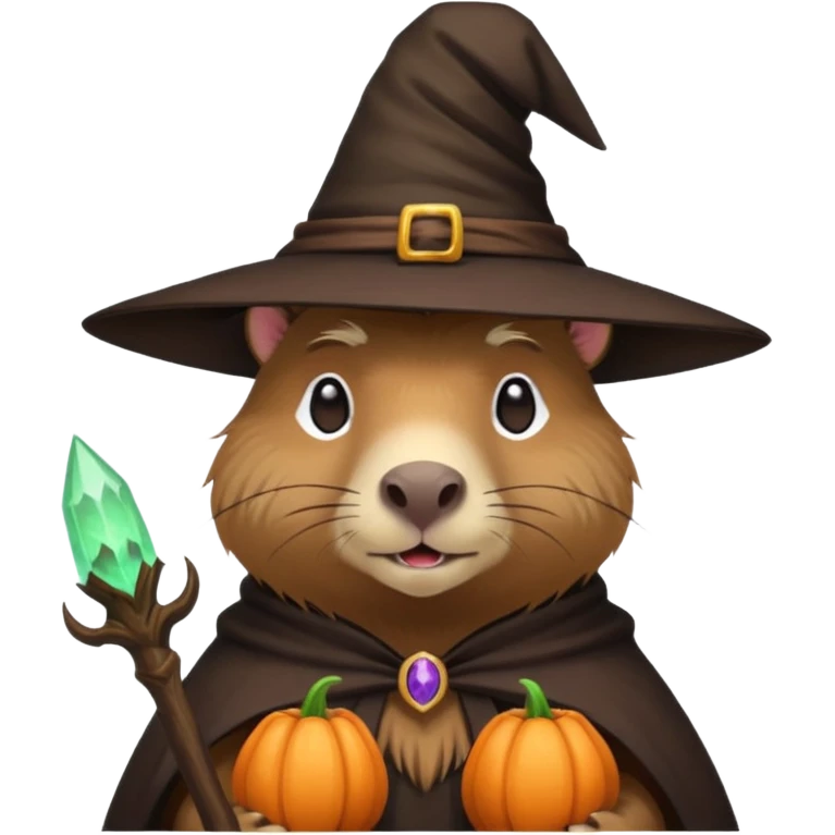 capypara in role witch emoji