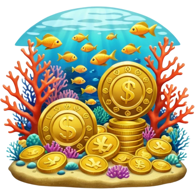 Coral Reef Treasure emoji