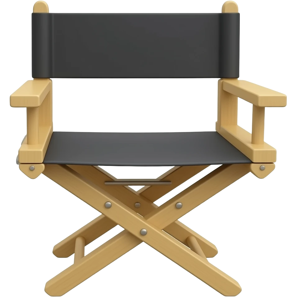 I want a chair emoji of a film director emoji