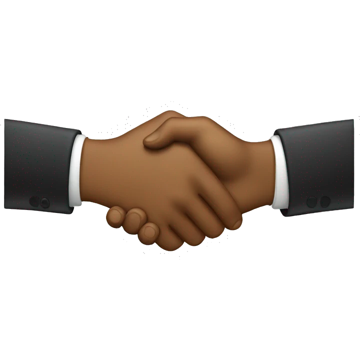 two pepes handshake emoji