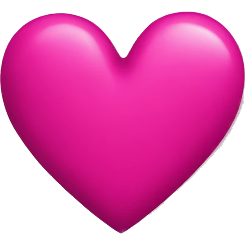 dark pink heart emoji