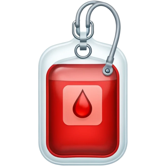 Blood bag emoji