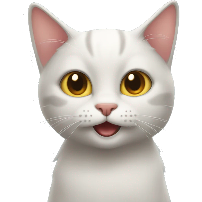 silly kitty emoji