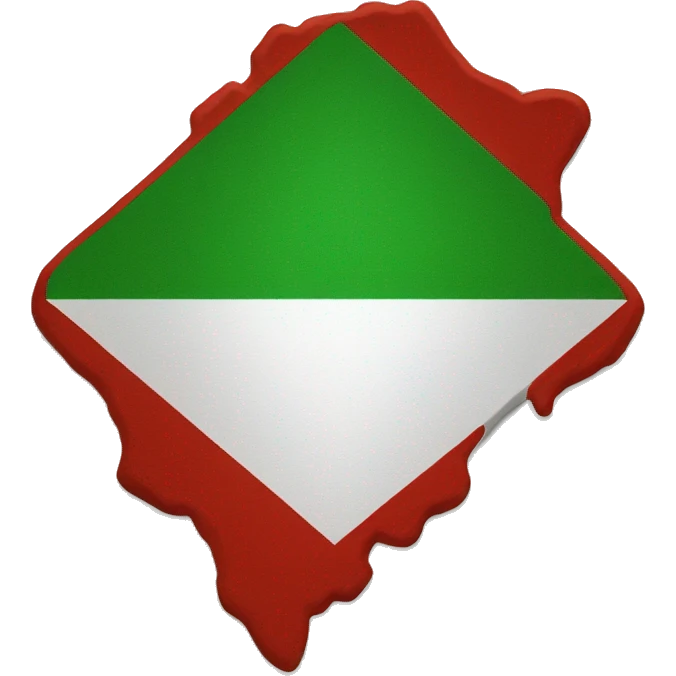 Rif republic (red an there is white and in the white there is green) emoji