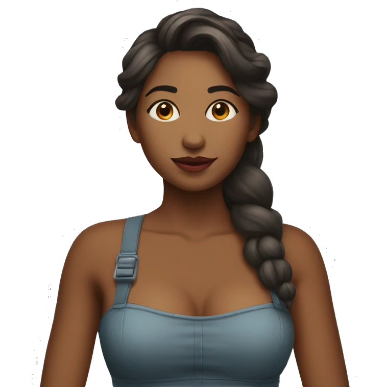 Mulher mandando beijo emoji
