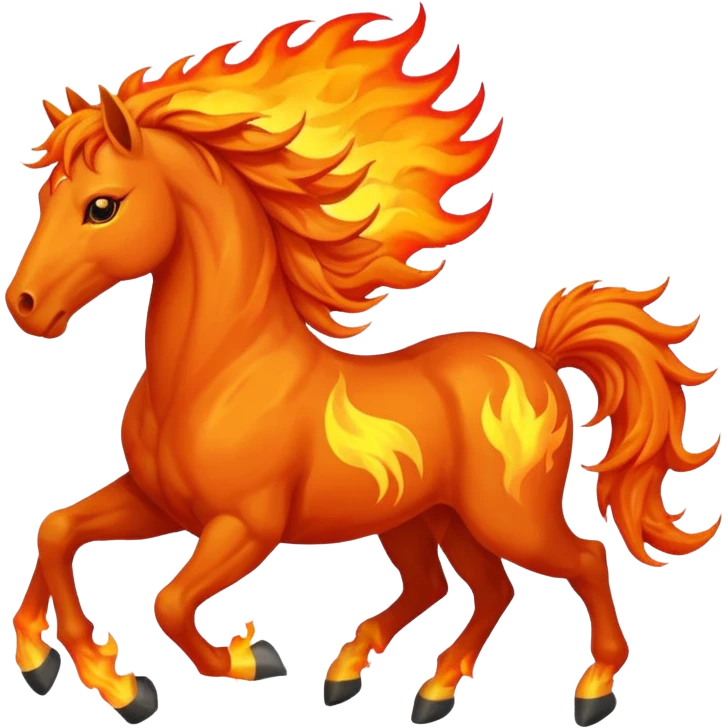 fire horse reel emoji