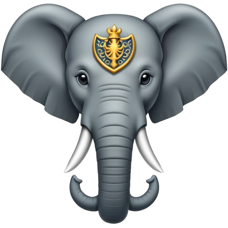 Game of thrones style elephant Sigil  emoji