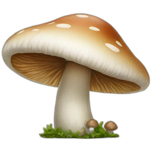 Liberty cap mushroom emoji