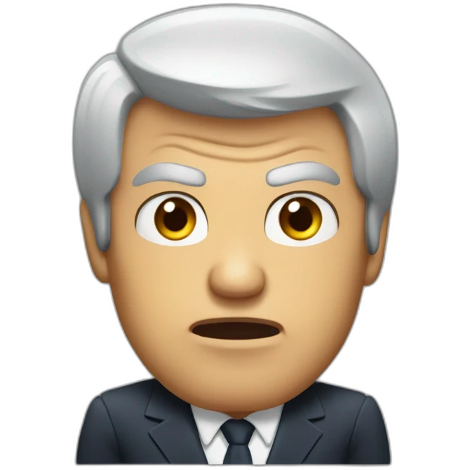 Angry Vincent Bolloré emoji
