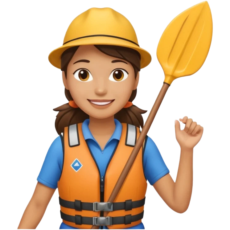woman canoeist emoji