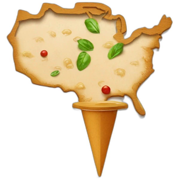 map marker, category food, w h 80% emoji