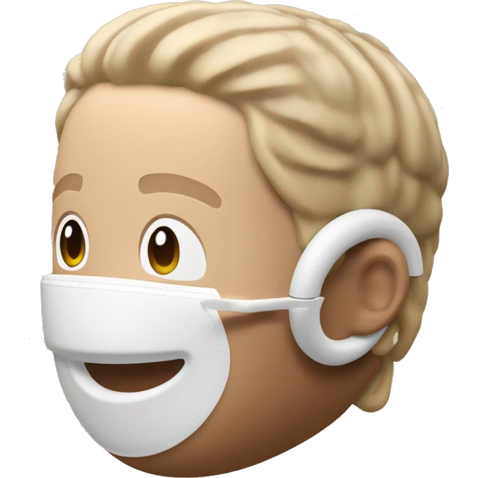 Apple AirPods Max, beige emoji