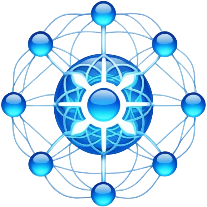 blue network emoji