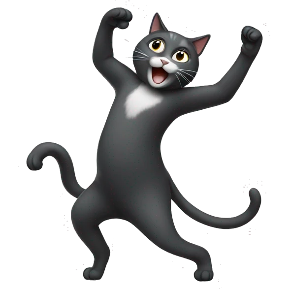 Cat dancing  emoji