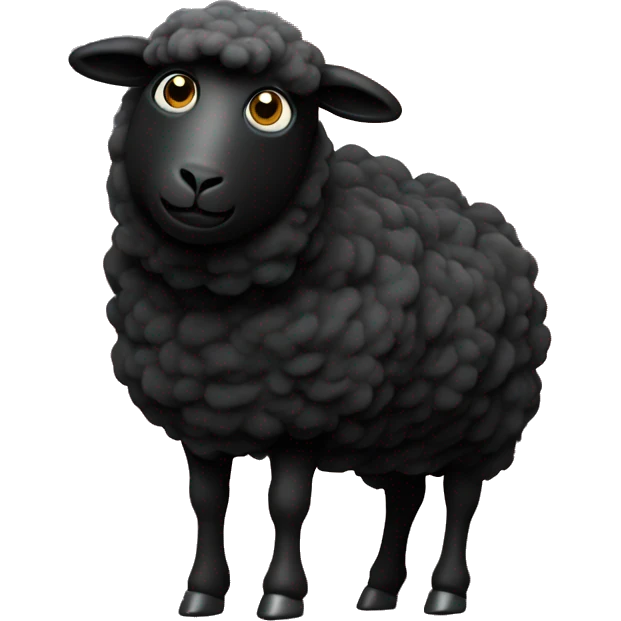 Black Sheep in Space emoji