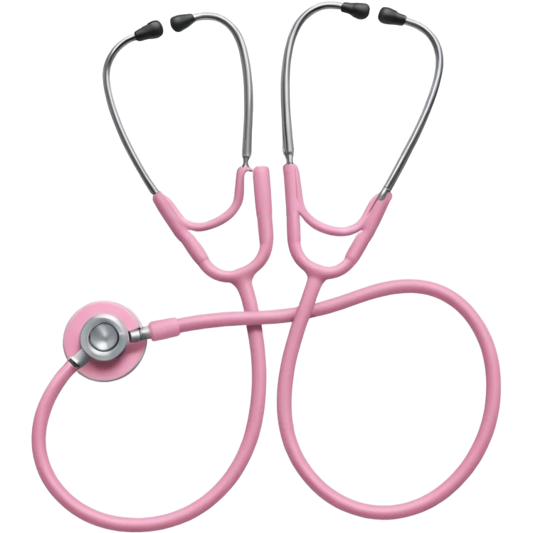 stethoscope, light pink emoji
