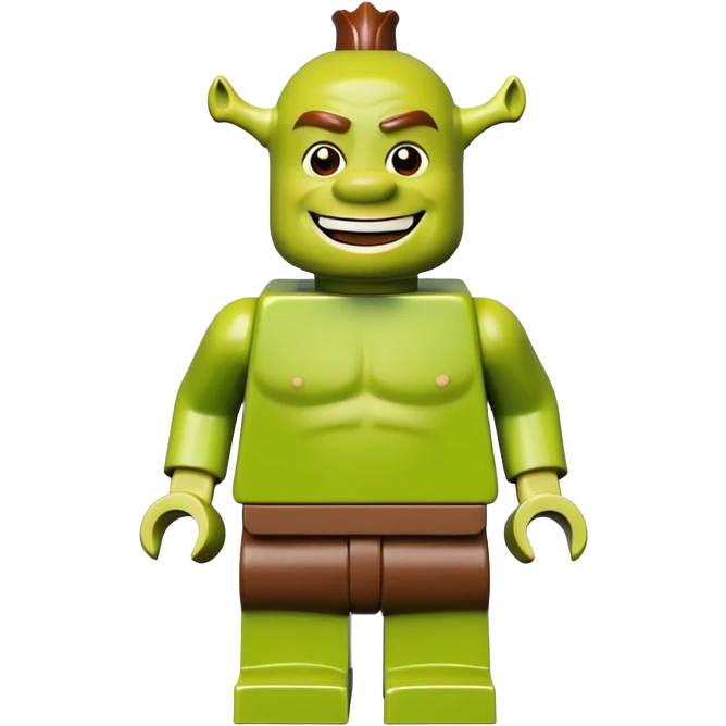 Lego shrek emoji