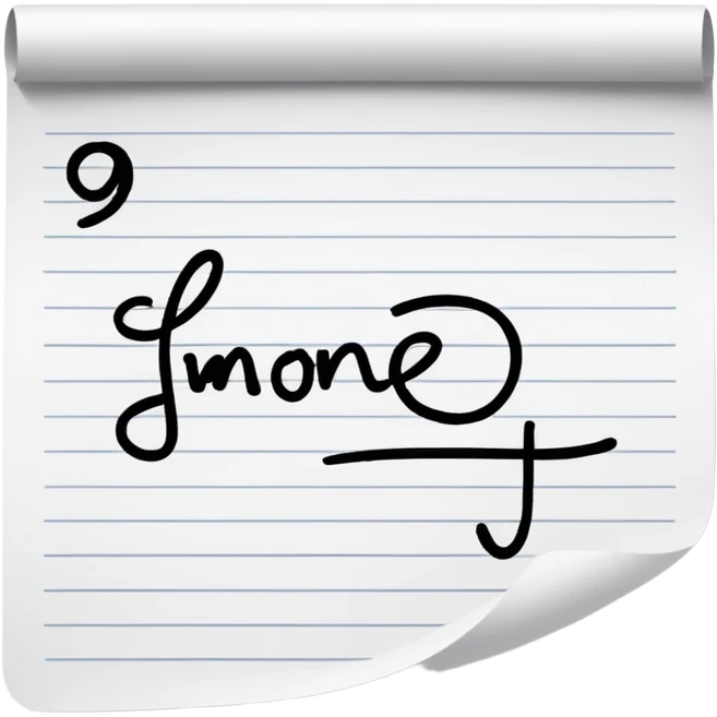 hand write emoji