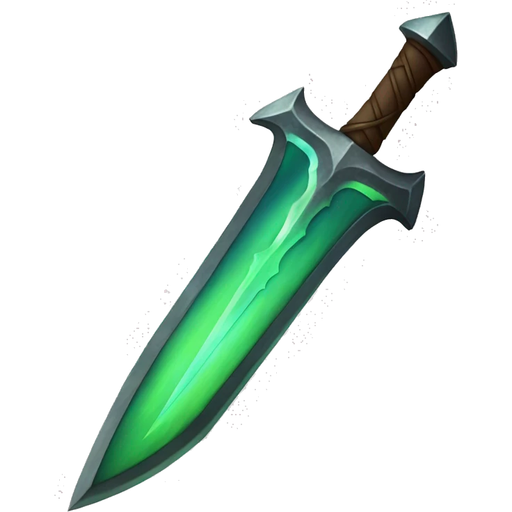 Aurora borealis dagger emoji