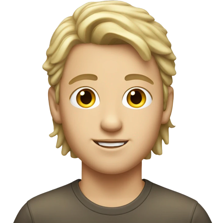 white boy with earrings and a mullet emoji