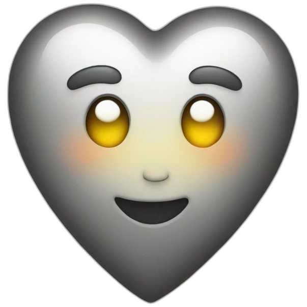 glowing heart emoji