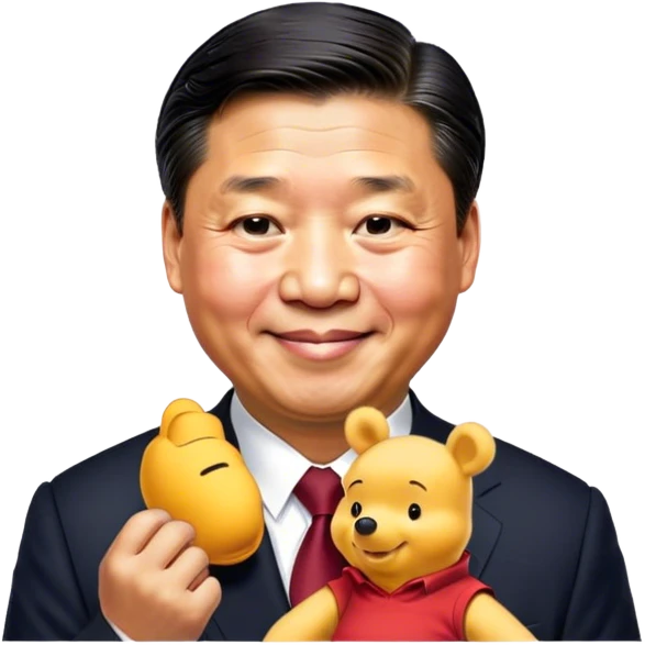 president xi  stay with Winnie-the-Pooh emoji