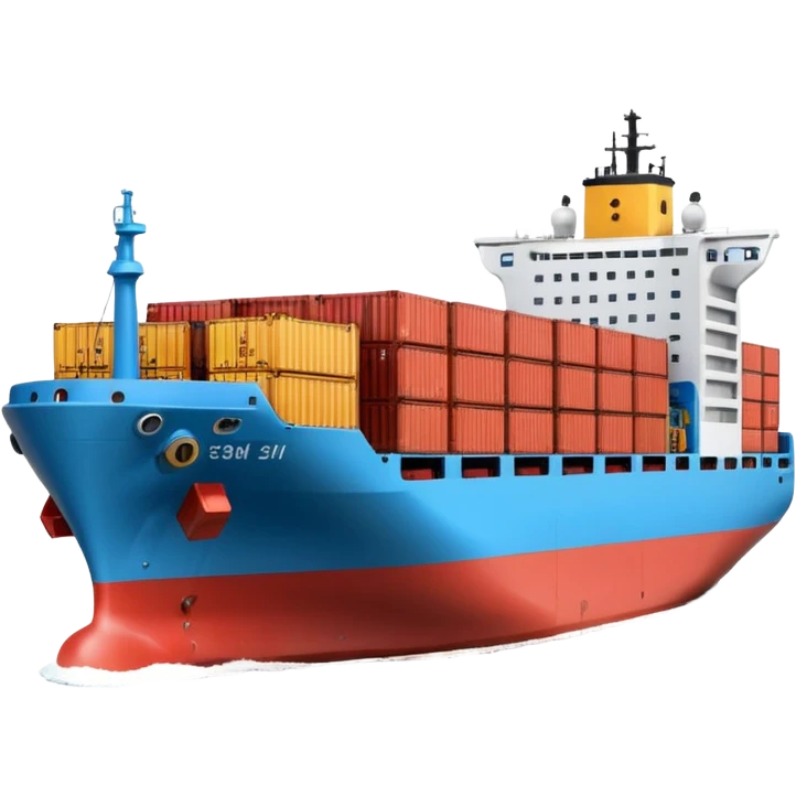 A container ship emoji