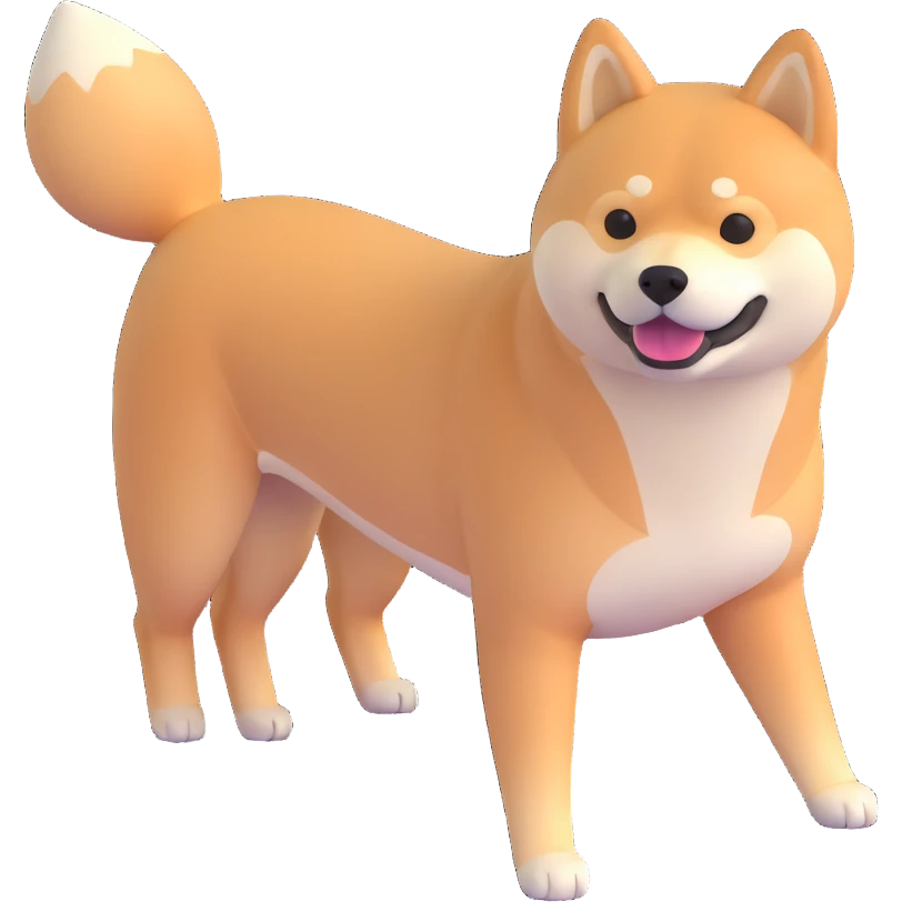 shiba inu, fitness emoji