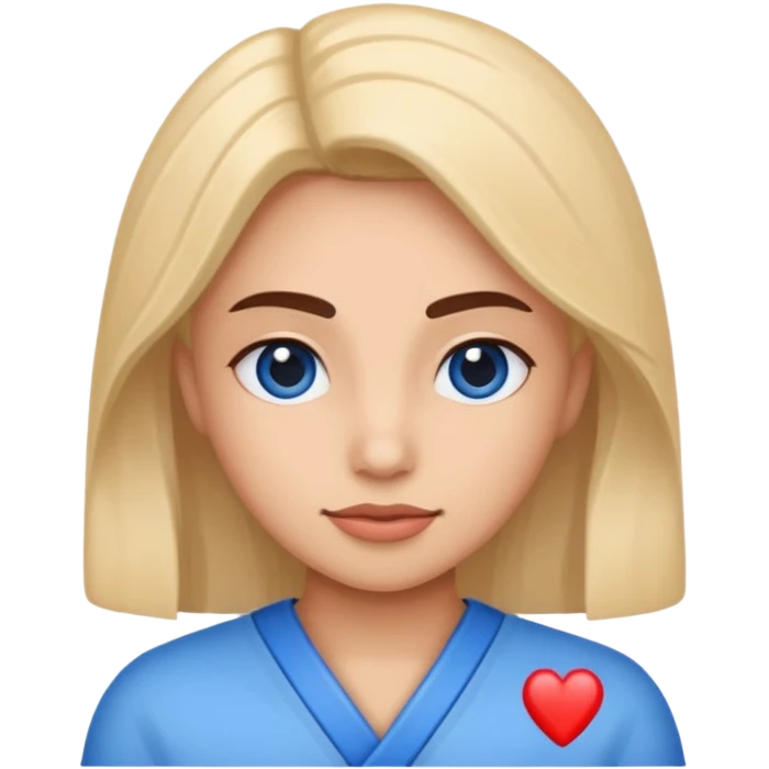 Yuvalak Mavi tik emoji