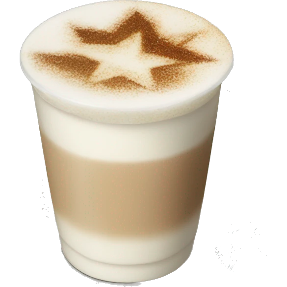 make a Starbucks Christmas chai latte emoji