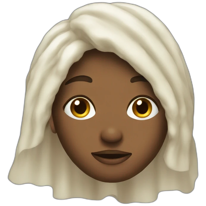 Washed head after the shower emoji