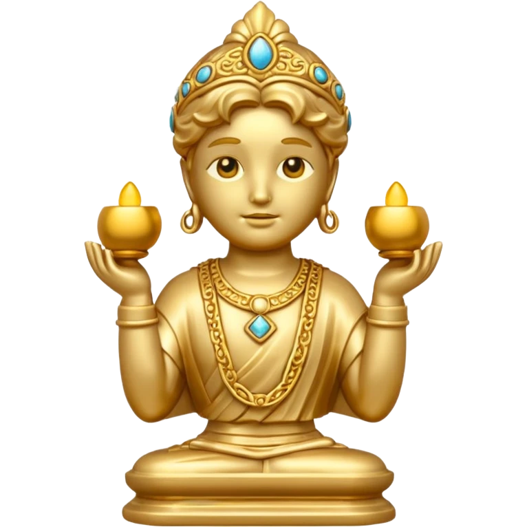 statue gold emoji