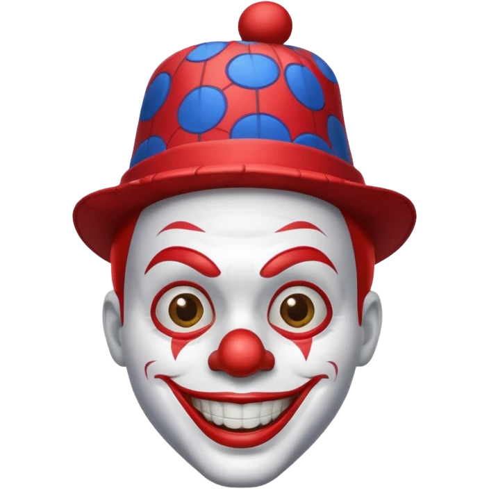 Payaso con gorro de spiderman emoji