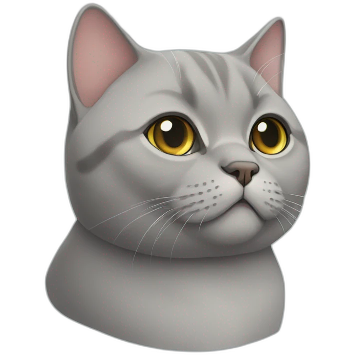 British shorthair cat emoji