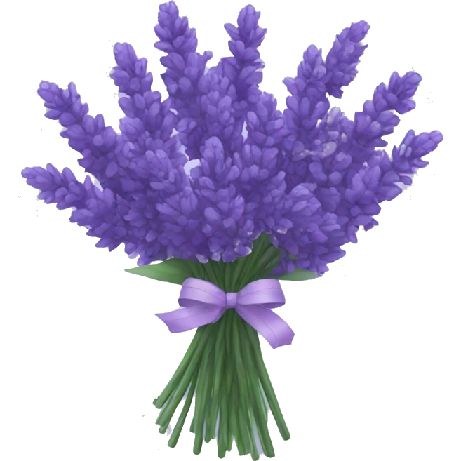 Lavender bouquet  emoji