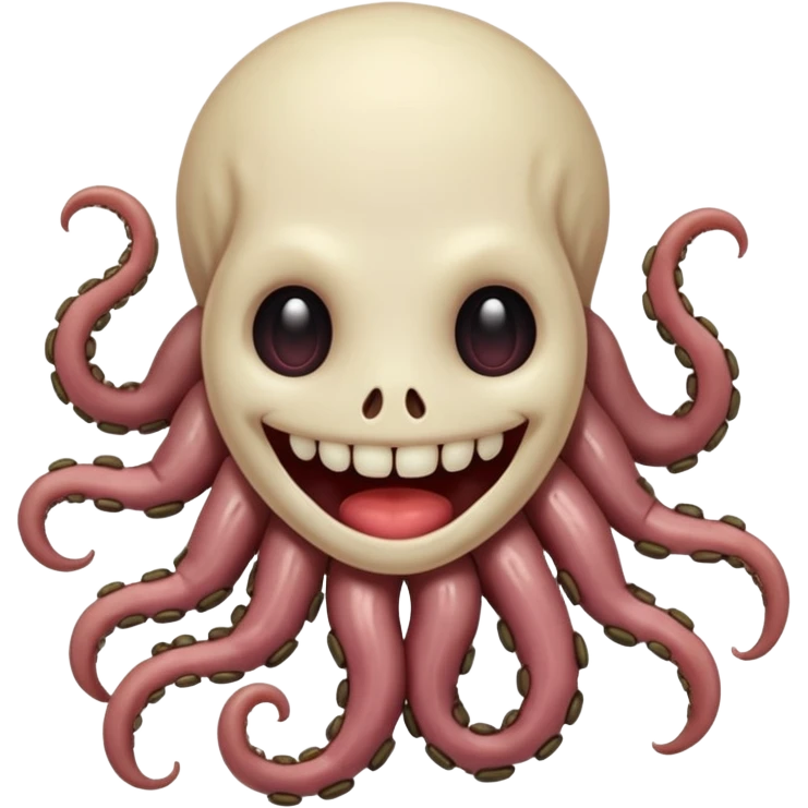 Rotting intestines smile lovecraftian horror emoji