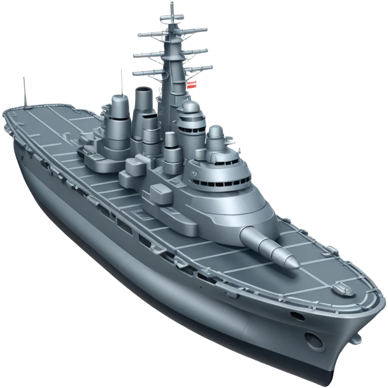 battleship arial view emoji