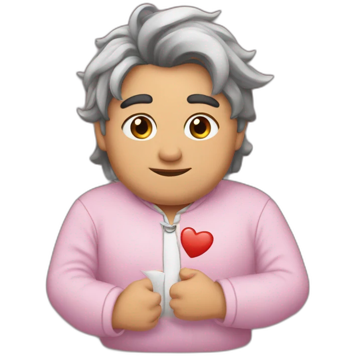 gordito enamorado emoji