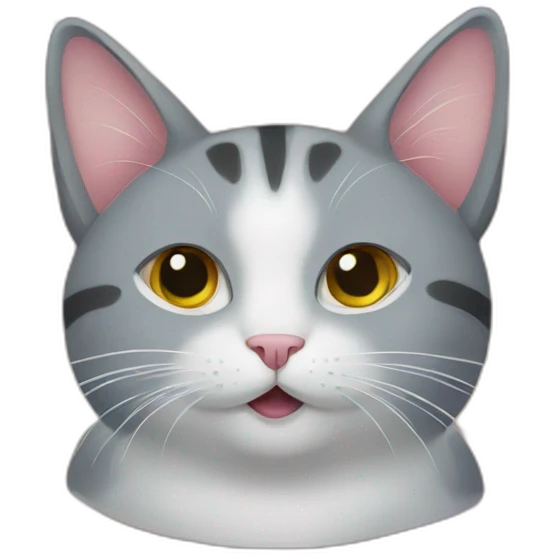 cat surrounded with stars emoji