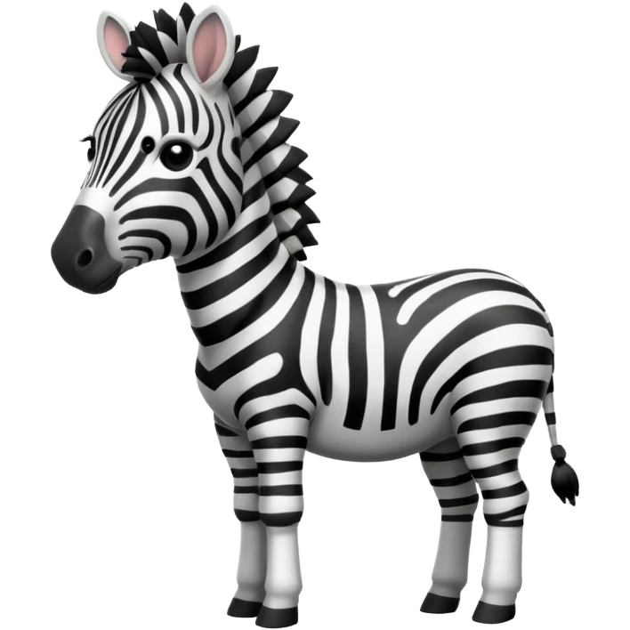 cute zebra emoji