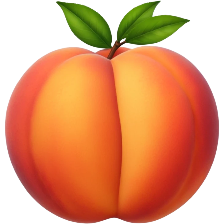 Peach emoji