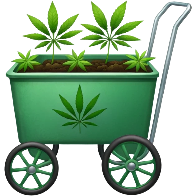 Weed cart emoji