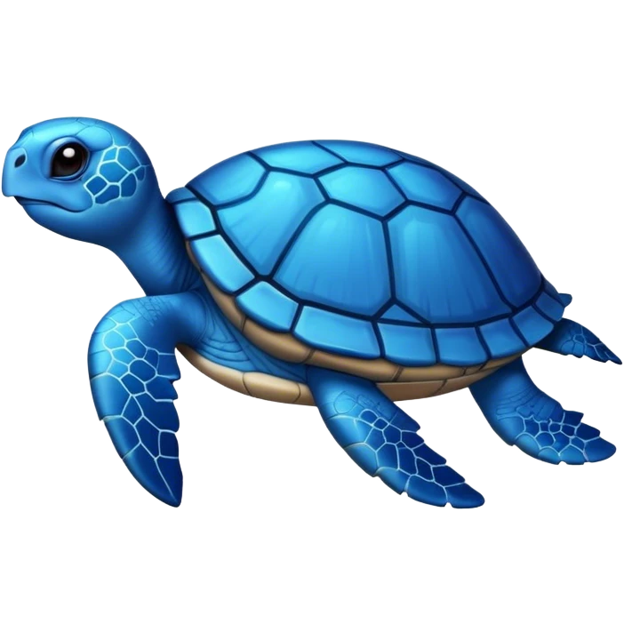 Blue turtle  emoji