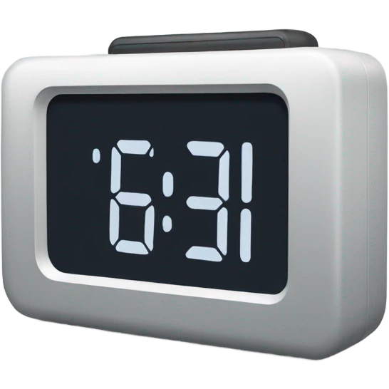Digital clock 24 emoji