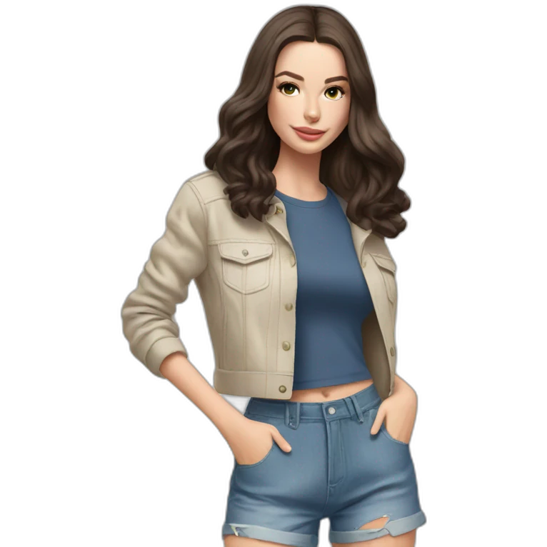 LANA RHOADES WITH CLOTHES emoji