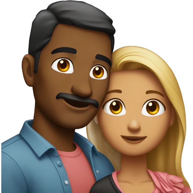 Pareja besándose emoji