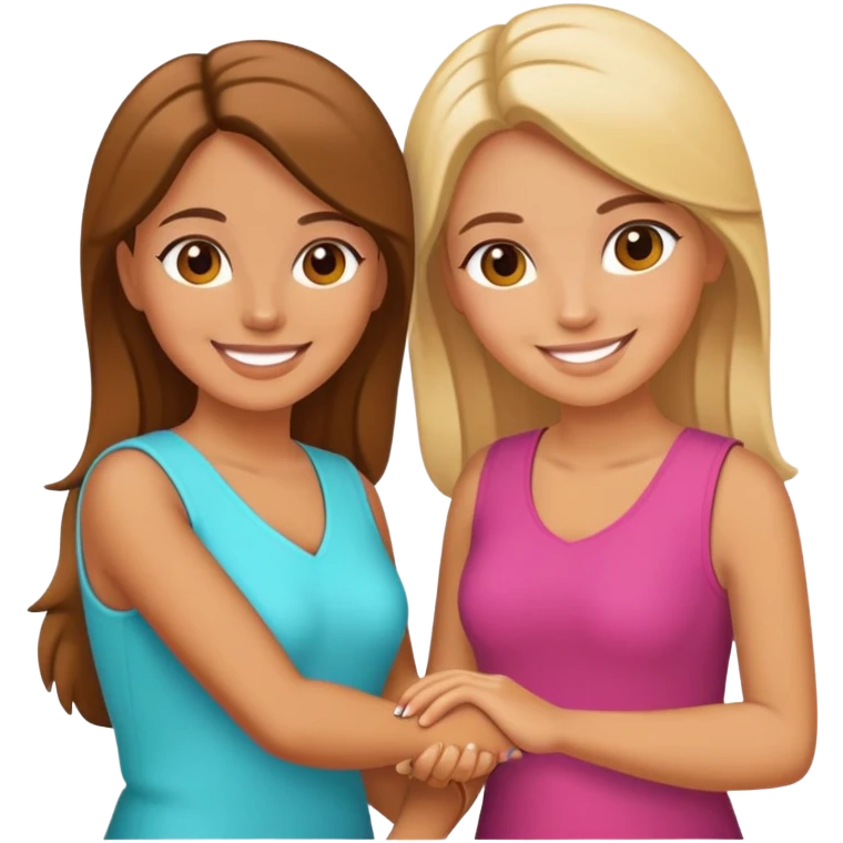 Corazon amigas emoji
