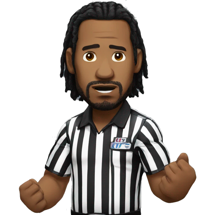 ufc referee herb dean shrugging his shoulders emoji