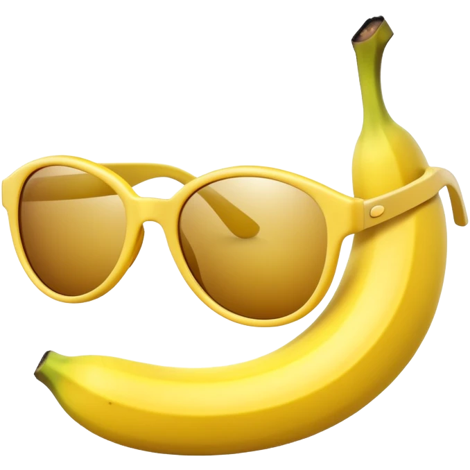 Banana sunglasses  emoji